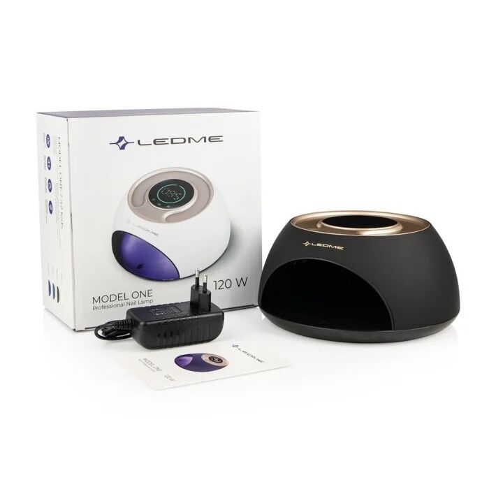  Лампа для маникюра LEDME One 120 W чорная, фото 5