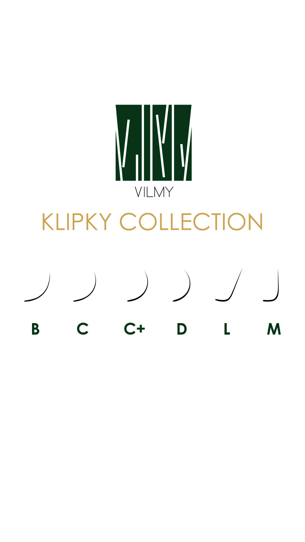 Ресницы Vilmy Klipky color Mix 8 линий зеленые D 0.07 7-14 мм, фото 3