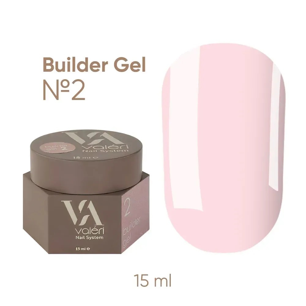 Гель моделюючий Valeri Builder Gel (new collection) №02 15 мл, фото 1