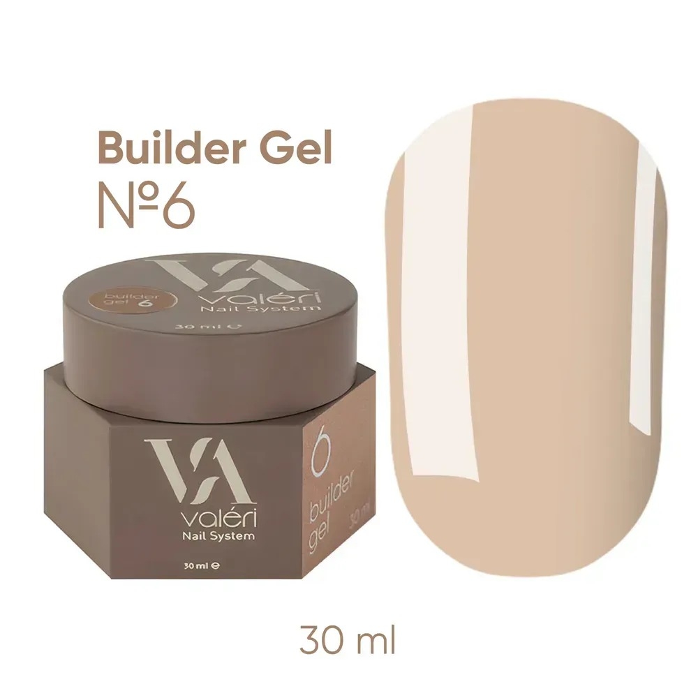 Гель моделюючий Valeri Builder Gel (new collection) №06 30 мл, фото 1