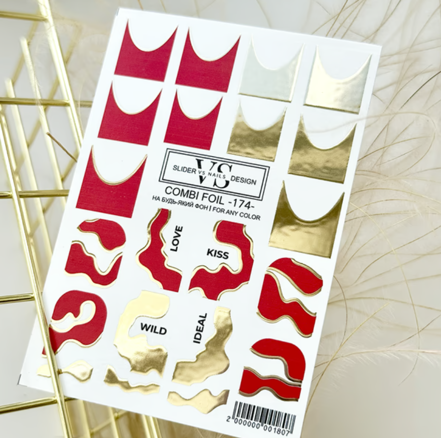 Слайдер для нігтів VS Nails Combi foil №174, фото 1