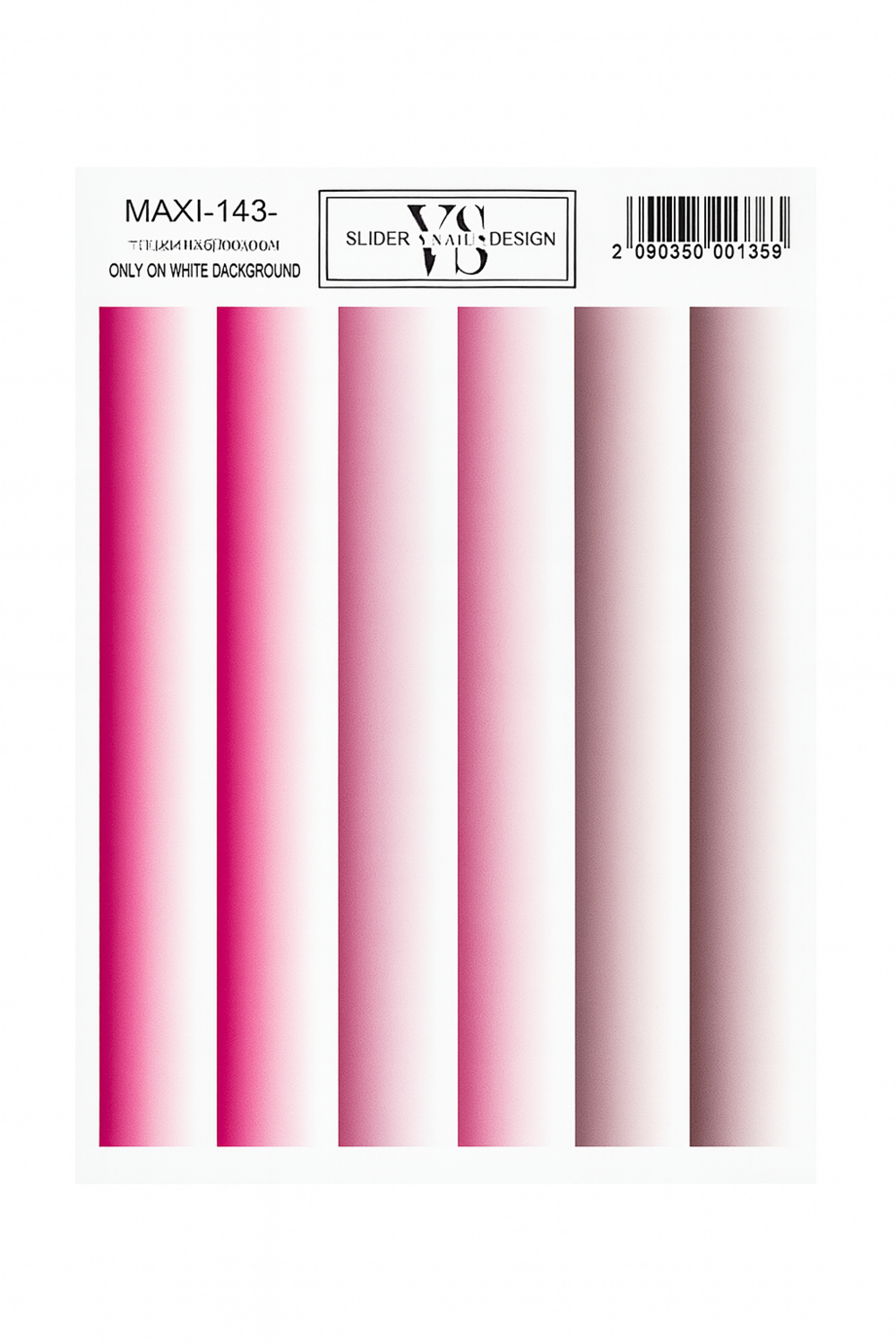 Слайдер для нігтів VS Nails Maxi №143, фото 1