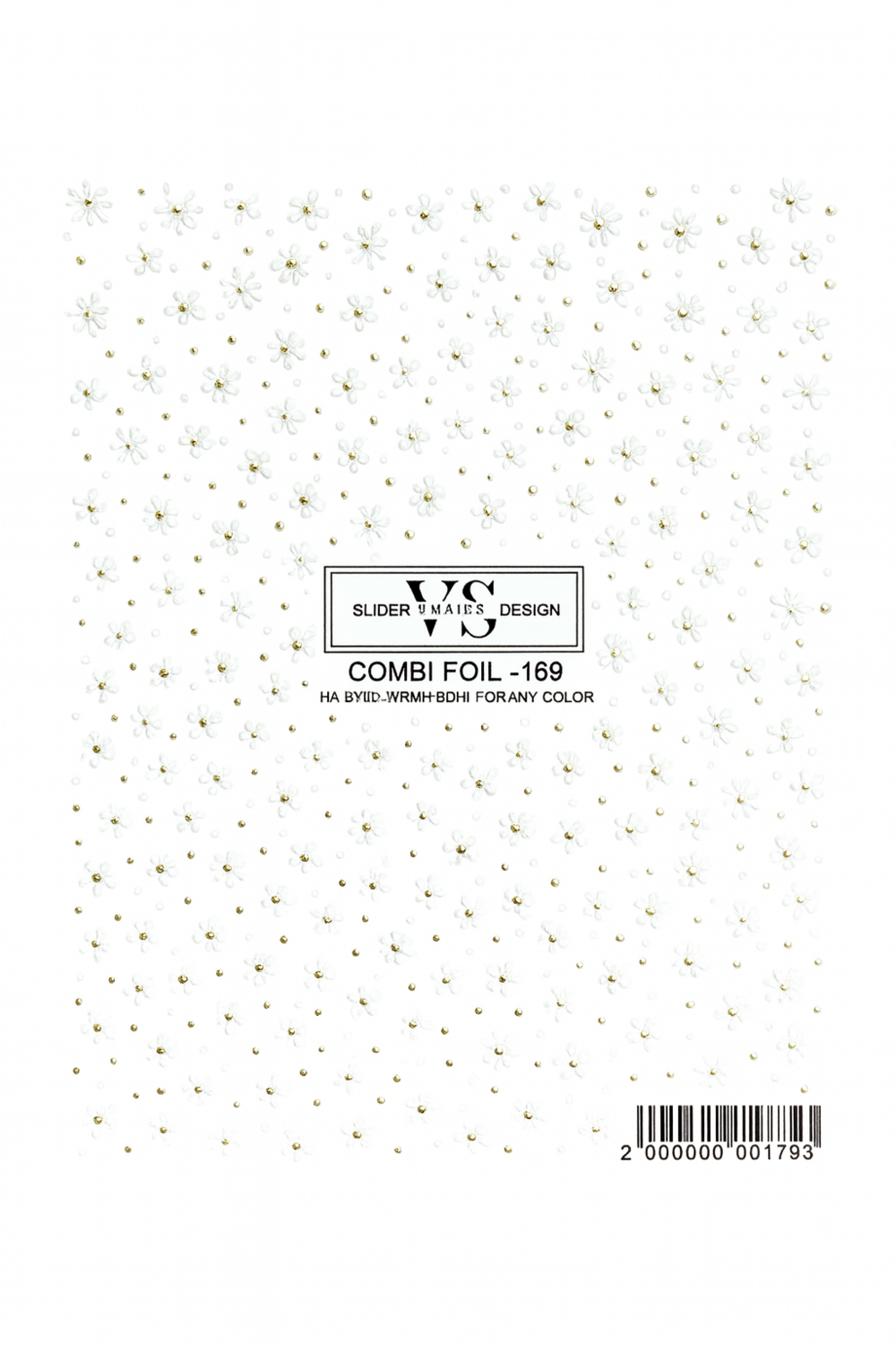 Слайдер для нігтів VS Nails Combi foil №169, фото 1