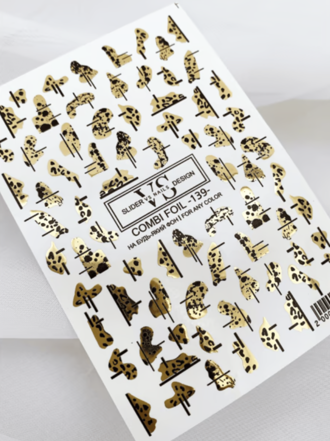 Слайдер для ногтей VS Nails Combi foil №139, фото 1