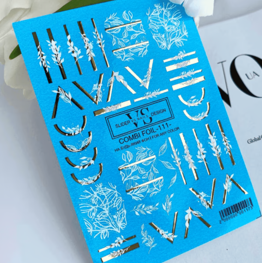 Слайдер для ногтей VS Nails Combi foil №111, фото 1