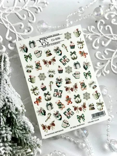 Слайдер для ногтей VS Nails CU №036 без лишней пленки, фото 2