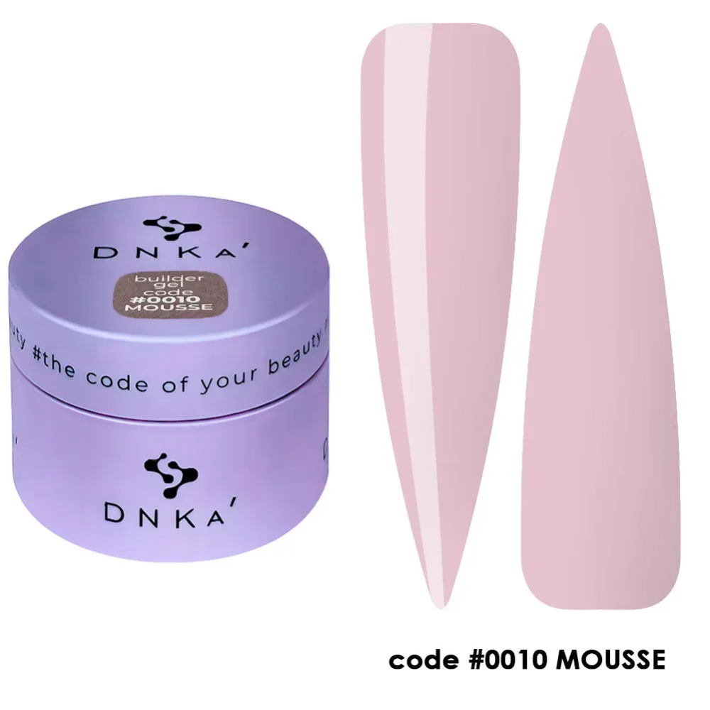 Гель моделюючий DNKa Builder Gel Mousse №0010 30 мл, фото 1