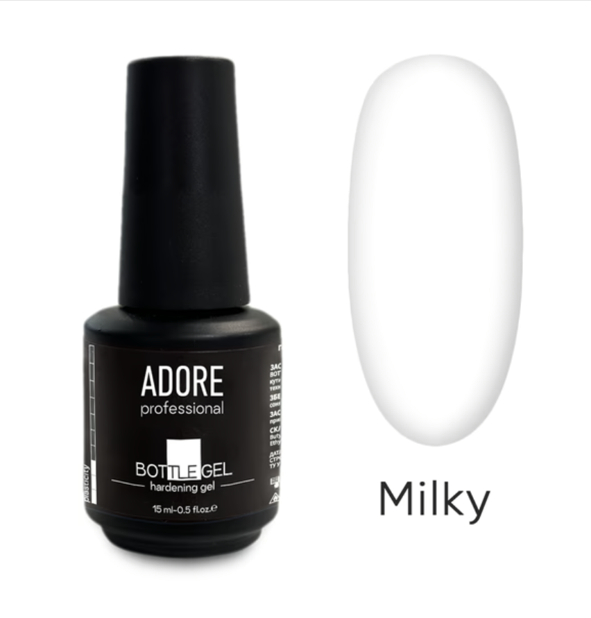 Гель моделирующий Adore Professional Bottle Gel Milky 15 мл, фото 1