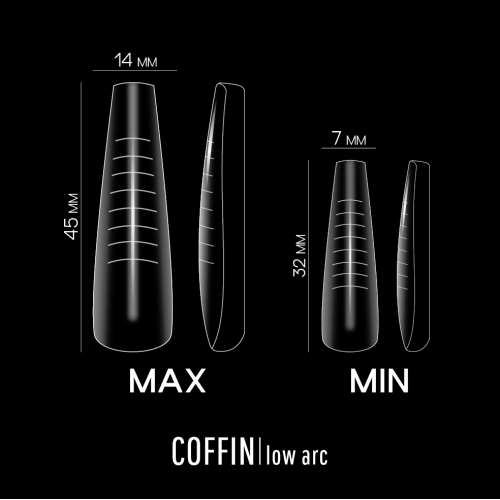 Формы верхние для наращивания ногтей Adore Professional Pro Nail Forms Балерина 120 шт, фото 2