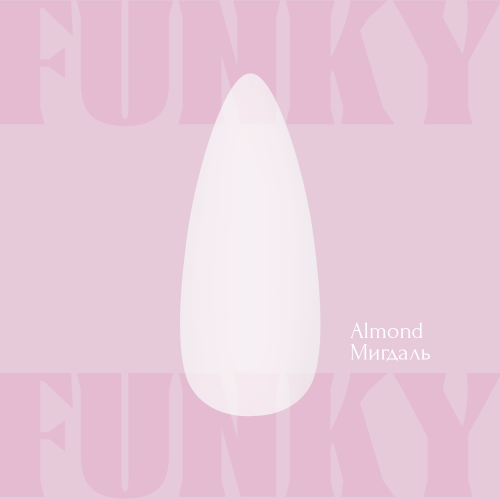 Тіпси гелеві Adore Professional Funky Gel Tips  Almond Short, фото 2