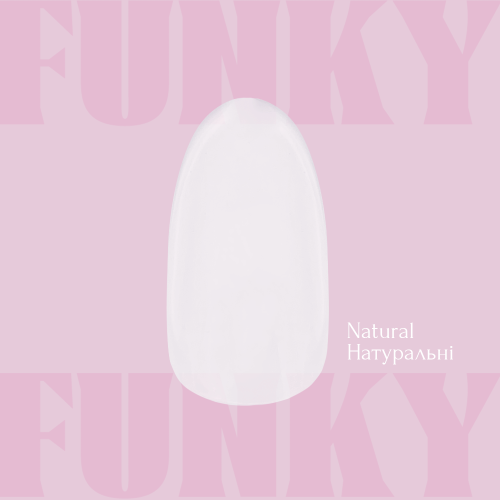 Тіпси гелеві Adore Professional Funky Gel Tips Natural , фото 2
