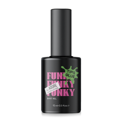 Гель-клей для гелевых типов Adore Professional Funky Tips Glue 15 мл, фото 1