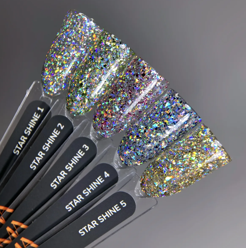 Гель для дизайну GA&MA Platinum Star shine №05 5 г, фото 2