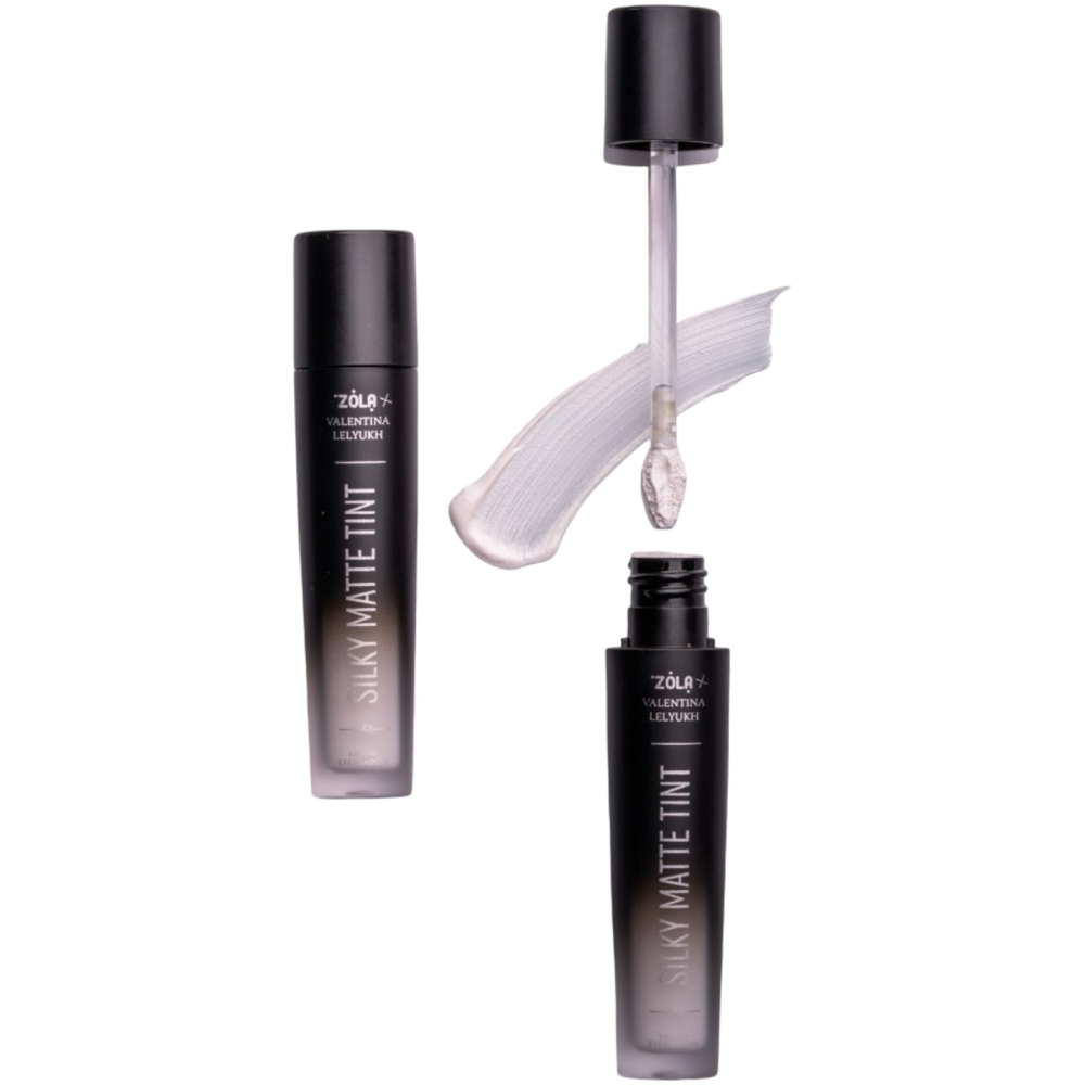 Тіні для повік рідкі ZOLA x Valentina Lelyukh  Silky Matte Tint 02 Moonlight, фото 1