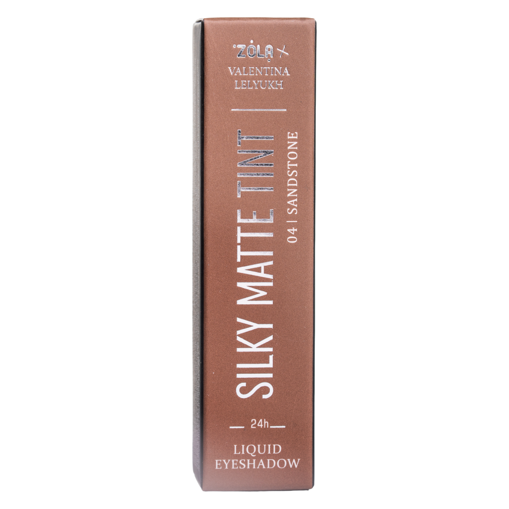 Тени для век жидкие ZOLA x Valentina Lelyukh Silky Matte Tint 04 Sandstone, фото 2