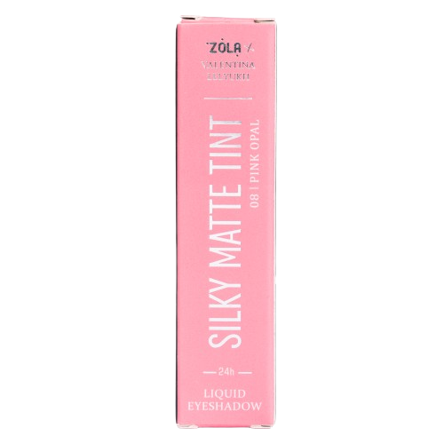 Тени для век жидкие ZOLA x Valentina Lelyukh Silky Matte Tint 08 Pink Opal, фото 2