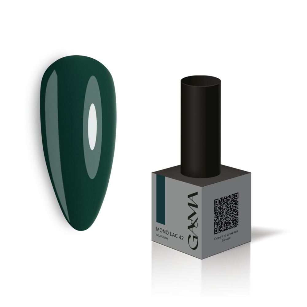 Моно лак для педикюру GA&MA Mono Lac №42 6 мл, фото 1