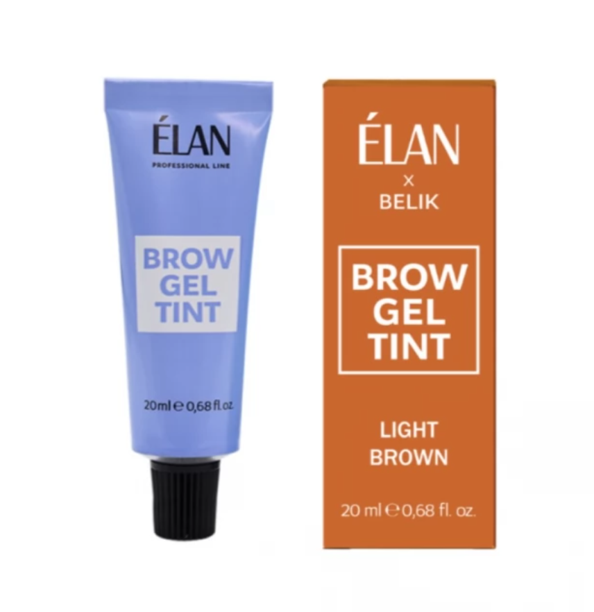 Фарба-гель для брів Elan x Belik Light Brown 20 мл, фото 1