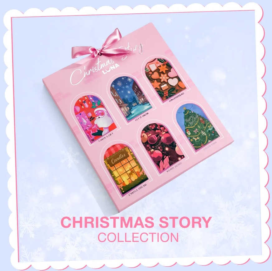 Набор гель-лаков Luna Christmas Story Box 6 шт по 8 мл, фото 1