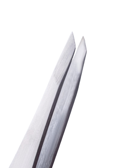 Пінцет професійний для брів Zola Premium Series сріблястий , фото 3