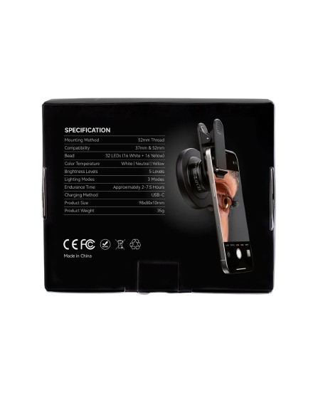 Модуль світловий для макрооб'єктива Vilmy круглий, фото 4