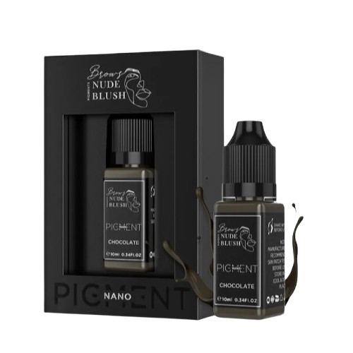 Пигмент Nude Blush Brows Nano Pigment Chocolate для перманентного макияжа, 10 мл, фото 1