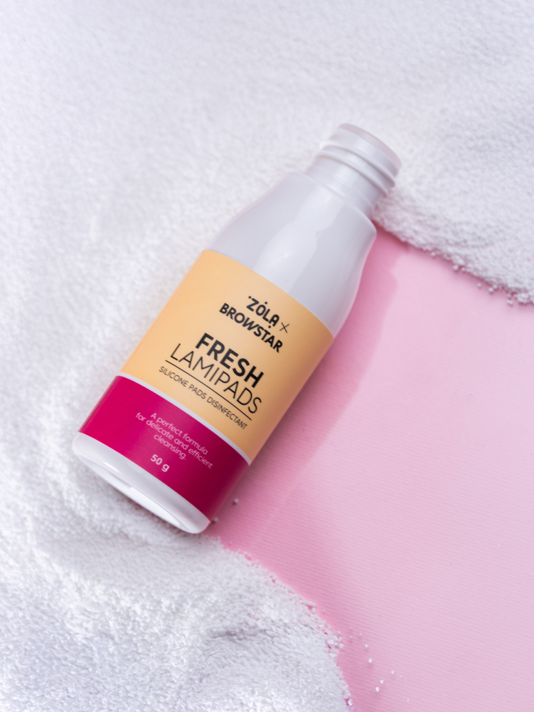 Засіб дезінфікуючий для силіконових валиків Zola x Browstar Fresh Lamipads, фото 3