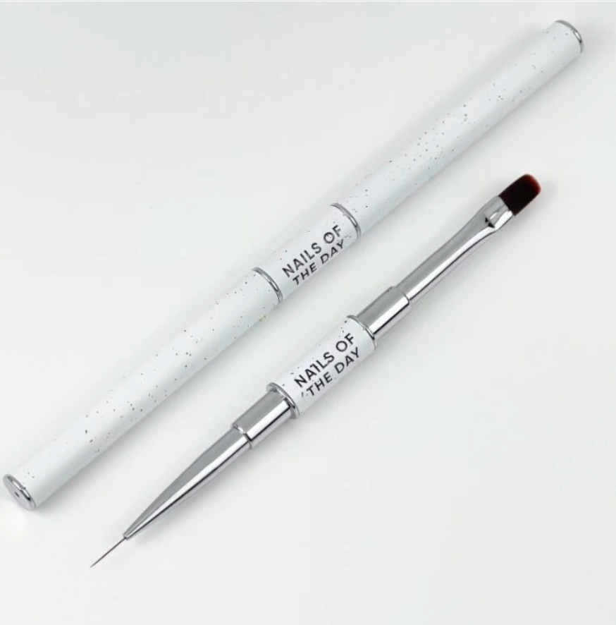 Кисточка Nails Of The Day Professional Brush Liner & Oval 2в1, фото 2