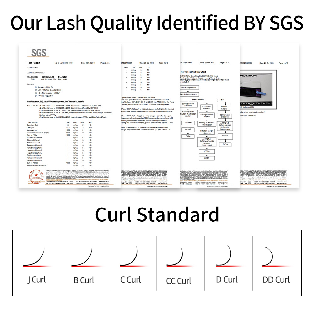 Ресницы Nagaraku New generation черные N 0.07 14 мм, фото 4