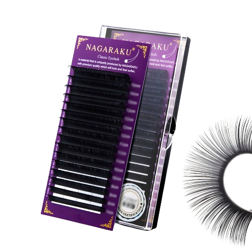 Вії Nagaraku New generation чорні Mix С 0.10 16-20 мм, фото 1