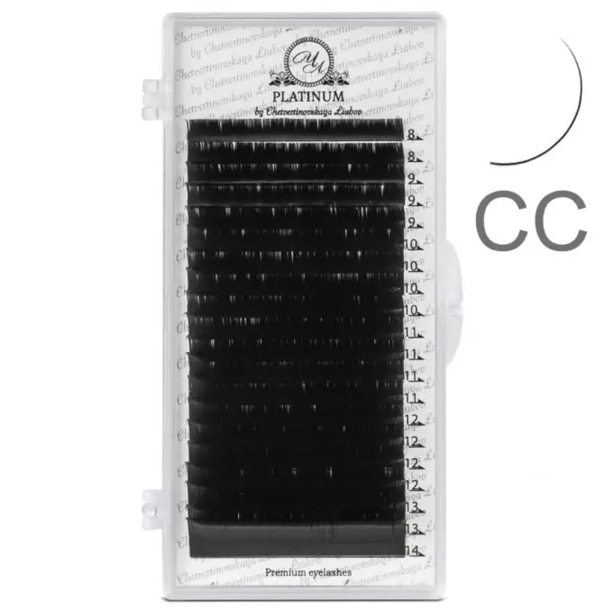 Ресницы Platinum черные CC 0.085 11 мм, фото 1