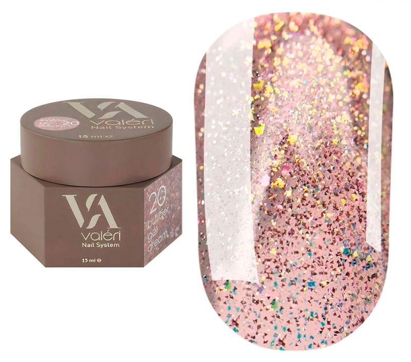 Гель моделирующий Valeri Builder Gel Dream (New collection) №20 15 мл, фото 1