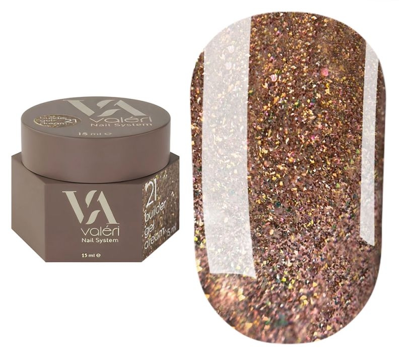 Гель моделирующий Valeri Builder Gel Dream (New collection) №21 15 мл, фото 1