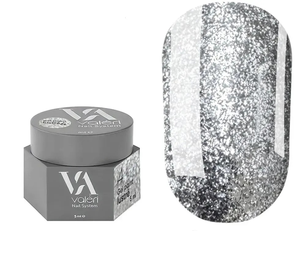 Гель для дизайна Valeri Gel Paint Lustre №04 5 мл, фото 1