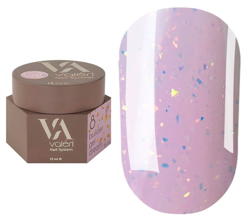 Гель моделирующий Valeri Builder Gel Dream (New collection) №08 15 мл, фото 1