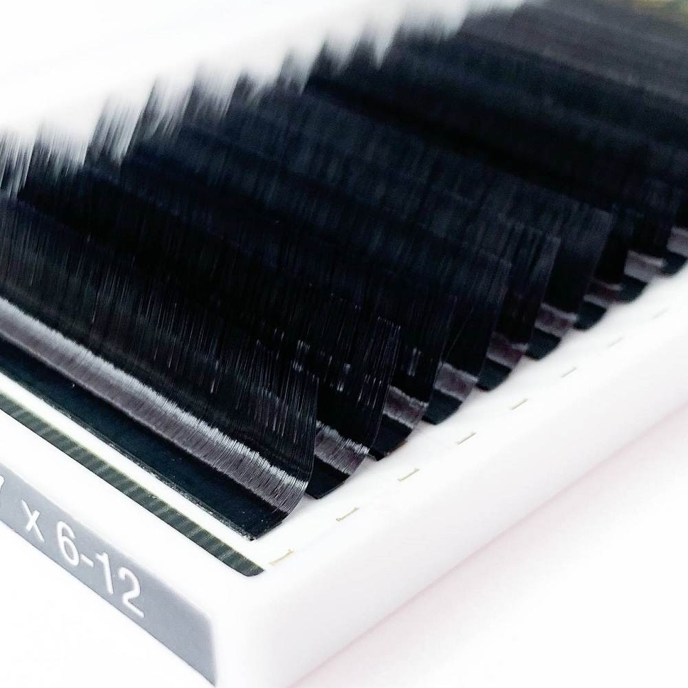 Ресницы Cascadia черные 16 линий CC 0.07 13 мм, фото 3