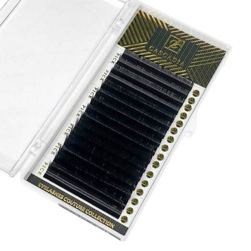 Ресницы Cascadia черные 16 линий CC 0.07 13 мм, фото 2