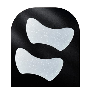 Патчі силіконові широкі для вій (1пара), білі, фото 1