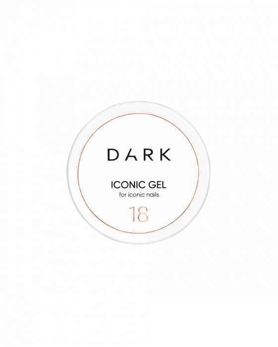 Гель моделирующий Dark Iconic Gel №18 15 мл, фото 2