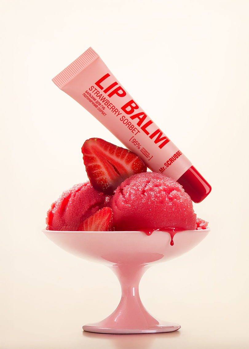Бальзам для губ Mr.Scrubber Lip Balm Strawberry Sorbet 10 мл, фото 2