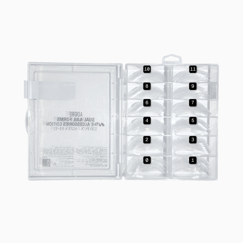 Форми верхні для нарощування нігтів Adore Professional Dual Nail Forms Тип 7 Cat’s Claw 120 шт, фото 5