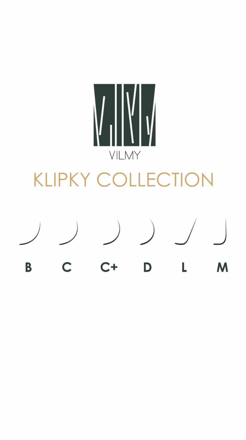 Ресницы Vilmy Klipky Mix 20 линий черные LC 0.10 7-14 мм, фото 4