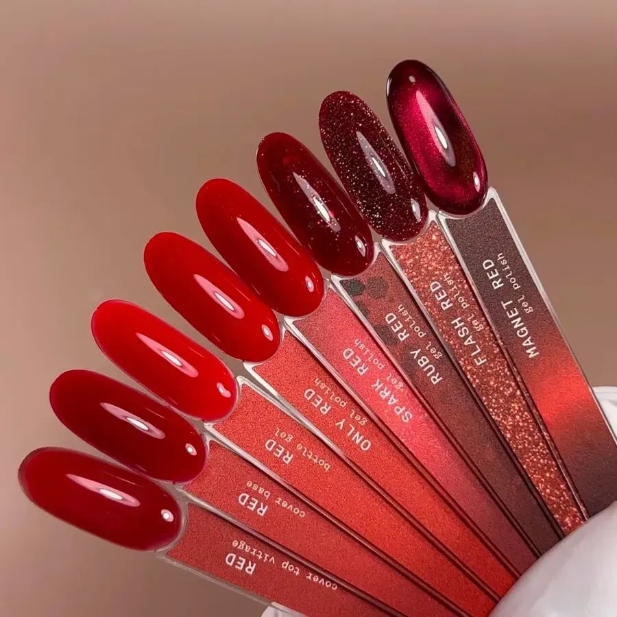 Гель моделирующий Biblioteka Bottle Gel Red Красный 10 мл, фото 3