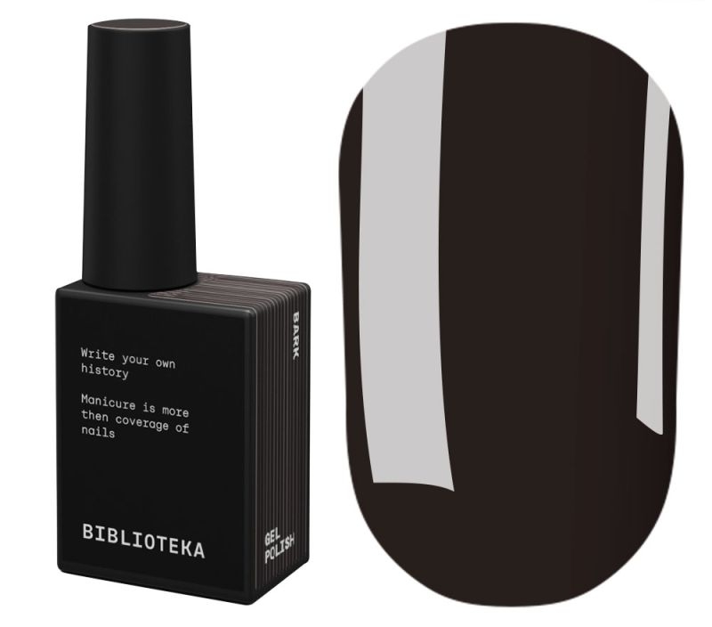 Гель-лак Biblioteka Basis №08 Bark Коричневий 10 мл, фото 1