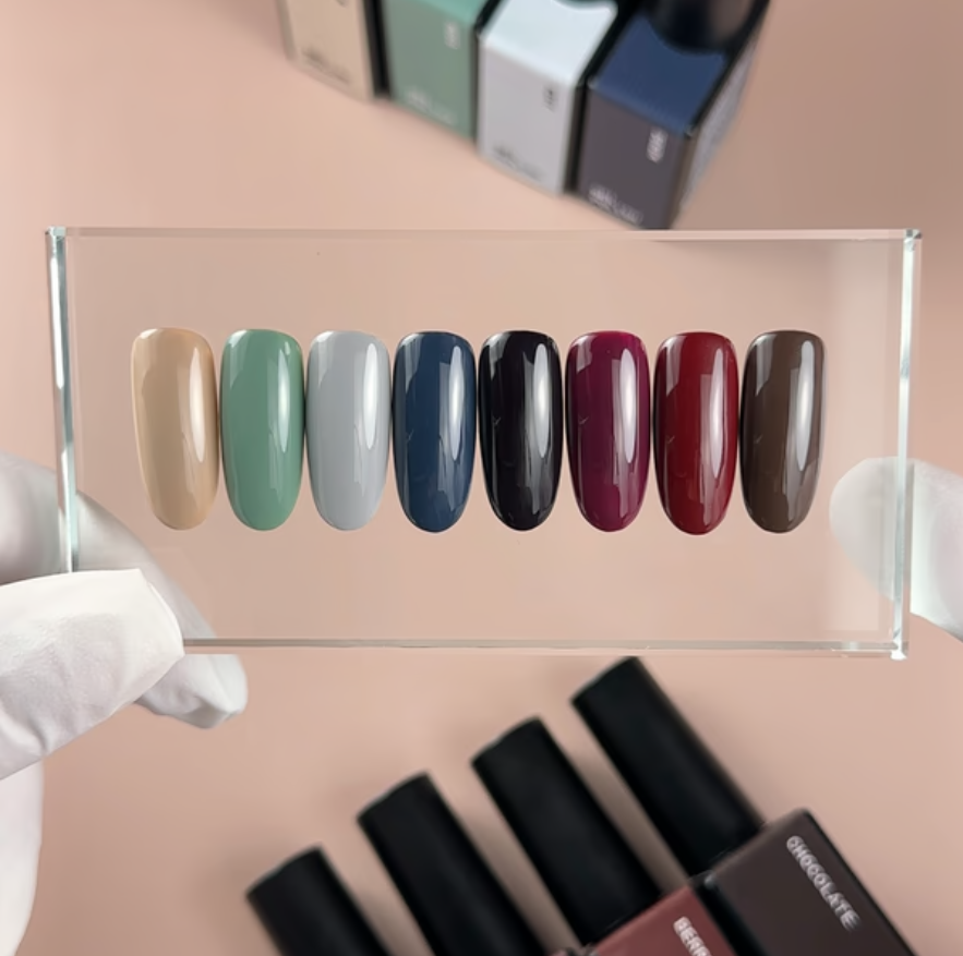 Набор гель-лаков Biblioteka Gel Polish Set Warm Layers №17-24 10 мл, фото 4