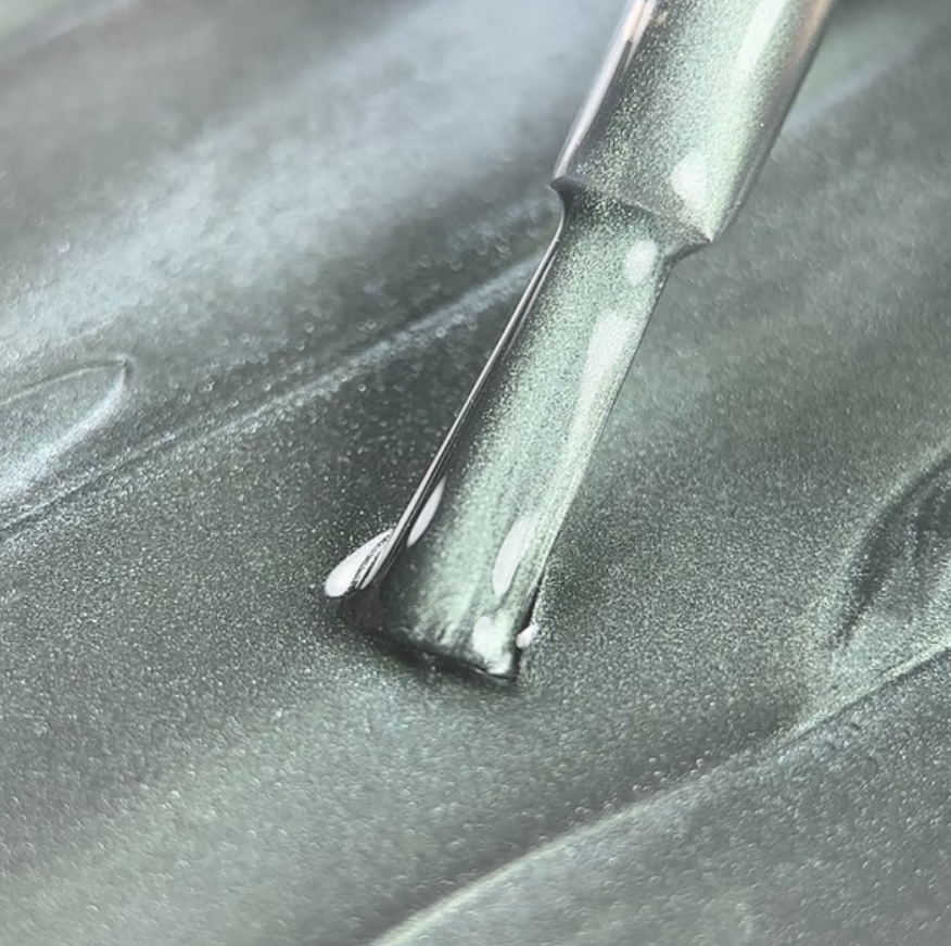 Гель-лак Biblioteka Cat Eye Rays №12 Aurora Зелено-перламутровий 10 мл, фото 2