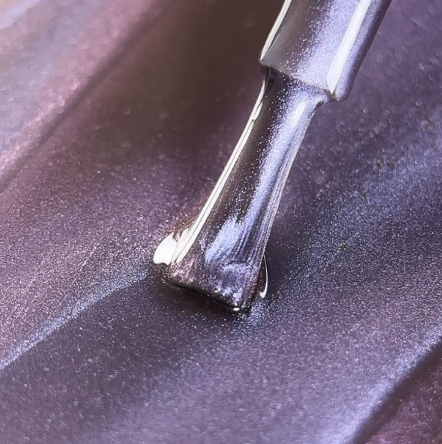 Гель-лак Biblioteka Cat Eye Rays №14 Comet Холодный лавандово-синий 10 мл, фото 3