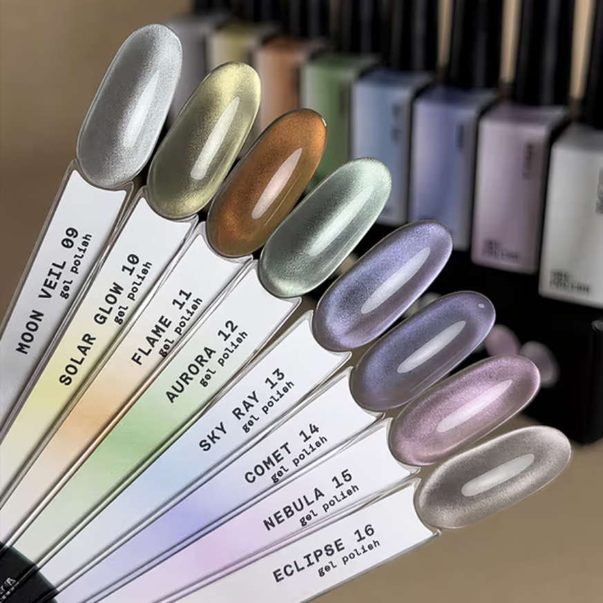 Гель-лак Biblioteka Cat Eye Rays №15 Nebula Сиренево-розовый 10 мл, фото 2