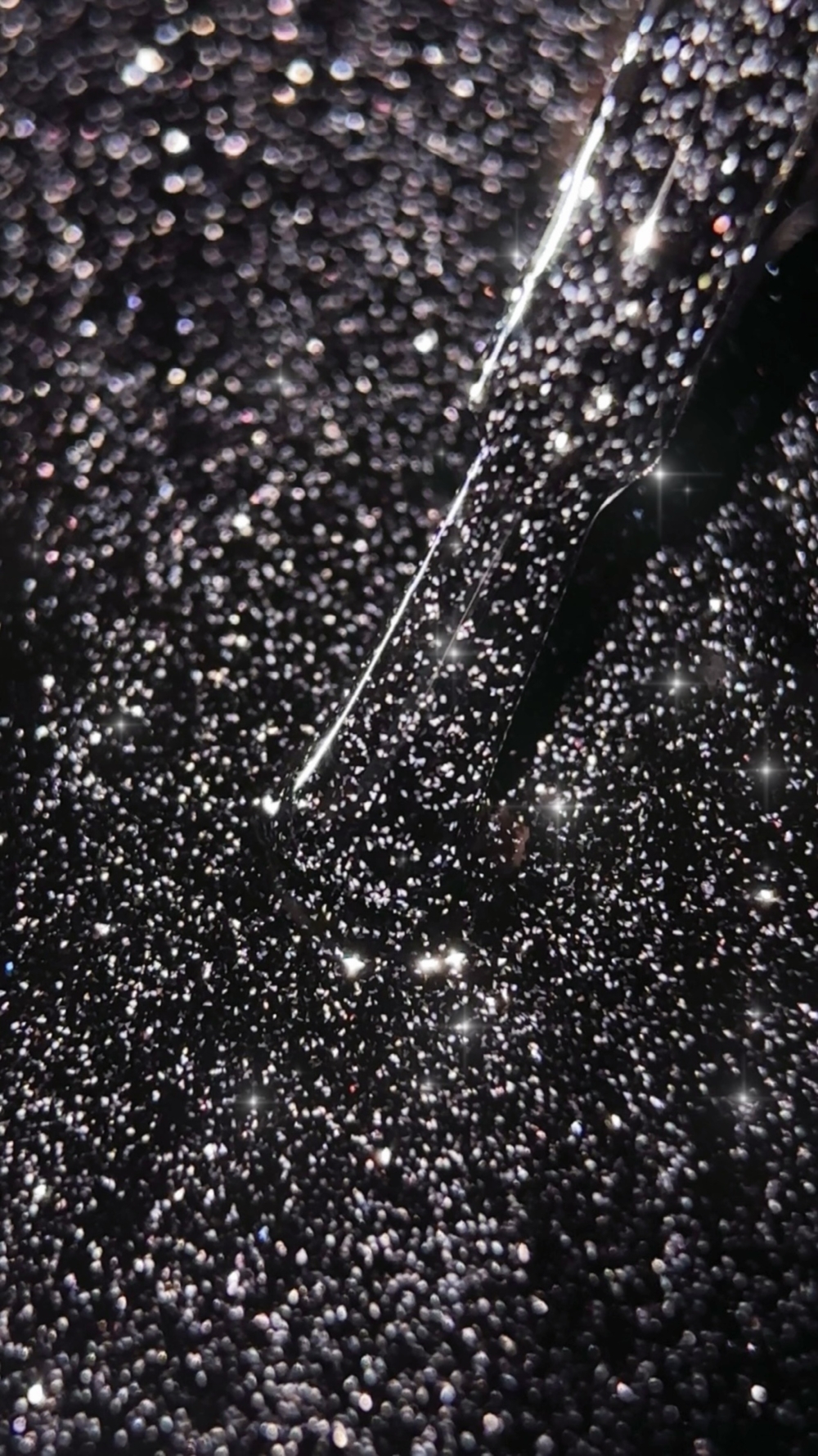 Гель-лак світловідбиваючий Biblioteka Flash Spark Inside №01 Blacklight Чорний 10 мл, фото 4