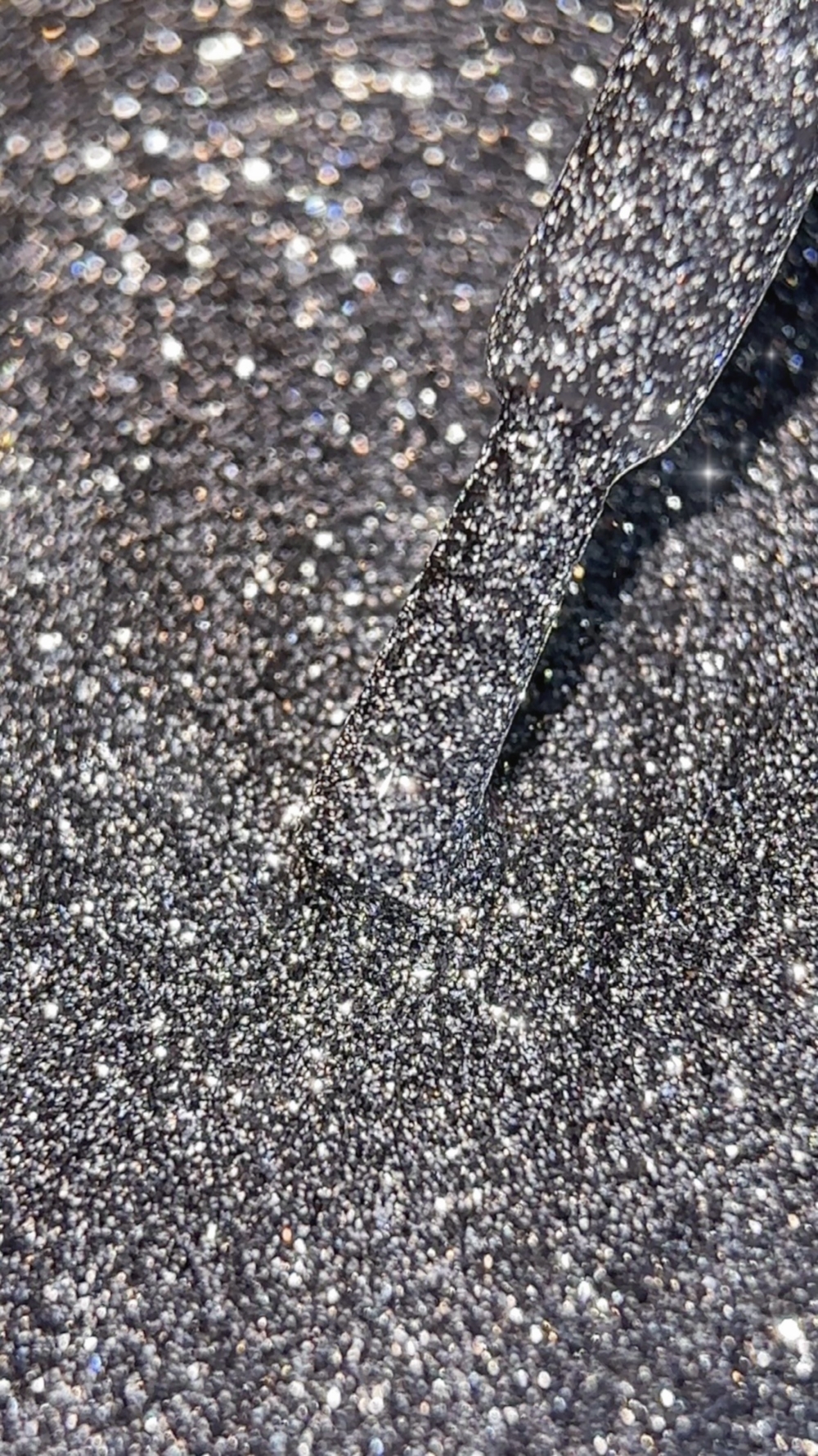 Гель-лак светоотражающий Biblioteka Flash Spark Inside №02 Silver Mist Серое серебро 10 мл, фото 4